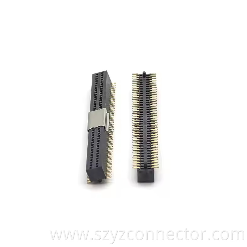 0.8mm Pitch Female Header Dual Rows SMT H3.1mm 240P (1)